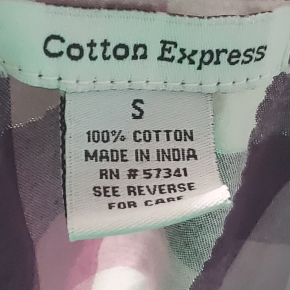 Cotton express plaid dress - Picture 3 of 7